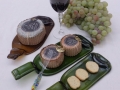 Botella vino tapa queso